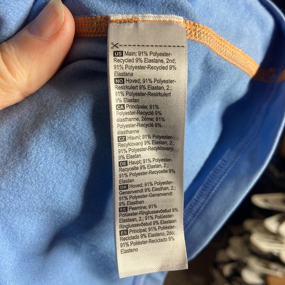 Kari Traa Lilja Puffin Pattern Warm Long Sleeve Shirt Pastel Light Blue - Picture 10 of 11